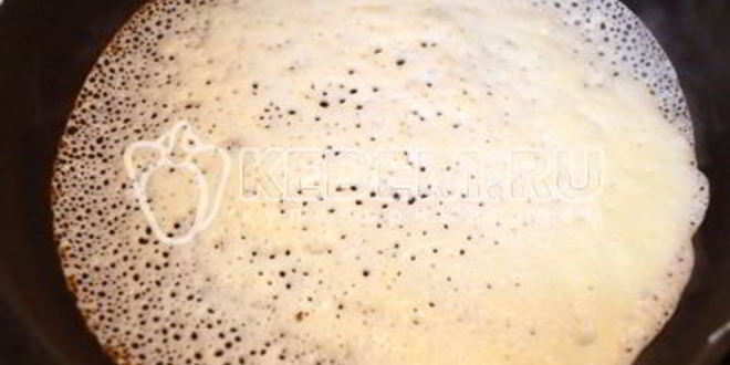 Рецепт блинов с дырочками