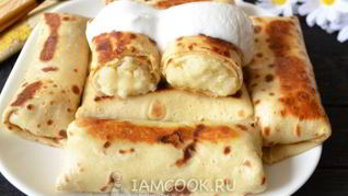 Рецепт Блинов с картошкой