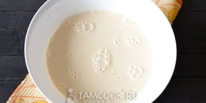 Рецепт блинов с картошкой