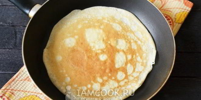 Рецепт блинов с картошкой