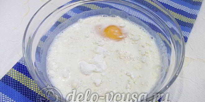 Рецепт блинов с кокосовой стружкой