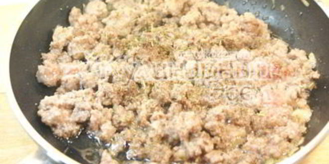 Рецепт блинов с мясом и рисом