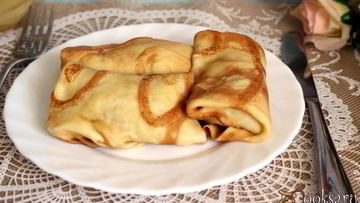 Рецепт Блинов с мясом по-домашнему