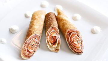 Рецепт Блинов с семгой