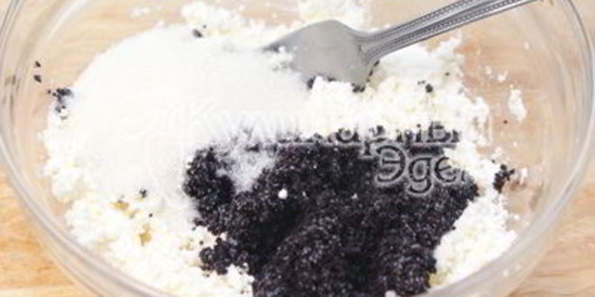 Рецепт блинов с творогом и маком