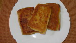 Рецепт Блинов с ветчиной, сыром и зеленью