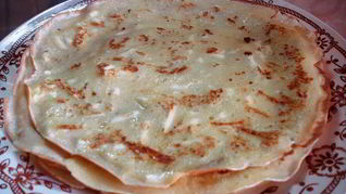 Рецепт Блинов сырных, сладко-соленые