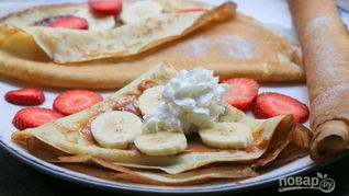 Рецепт Французских блинчиков на молоке