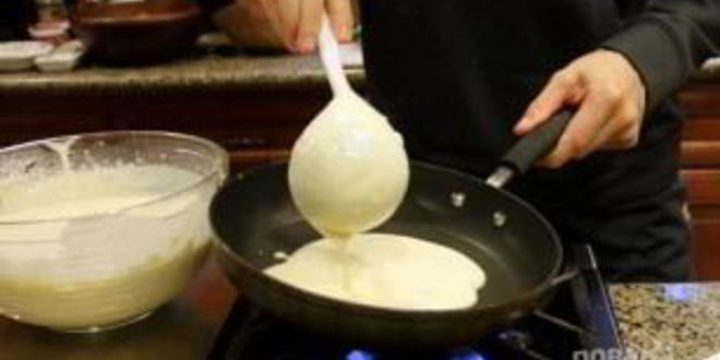 Рецепт французских блинчиков на молоке