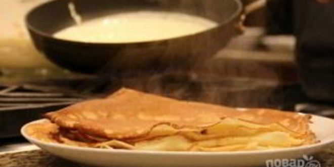Рецепт французских блинчиков на молоке