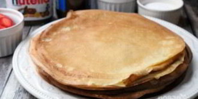 Рецепт французских блинчиков на молоке