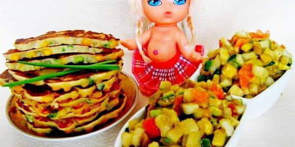 Как приготовить кукурузные блинчики с сальсой из груши и авокадо