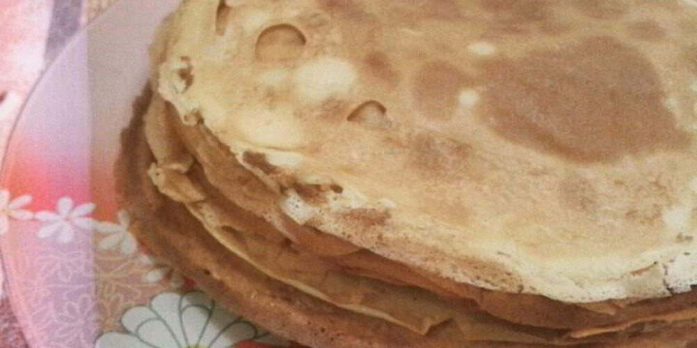 Как приготовить простые тонкие блины