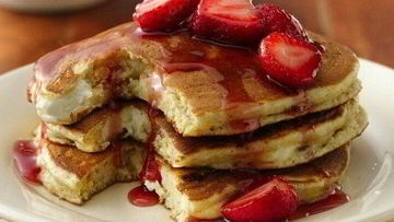 Рецепт Пышных панкейков к завтраку