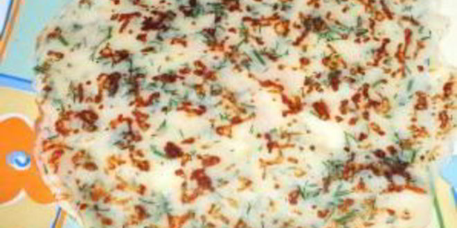 Рецепт сырных блинчиков с зеленью