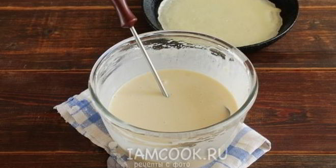 Рецепт тонких блинов на кислом молоке