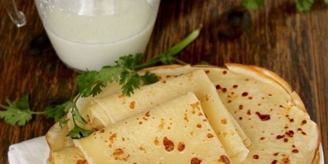 Рецепт тонких блинов на кислом молоке