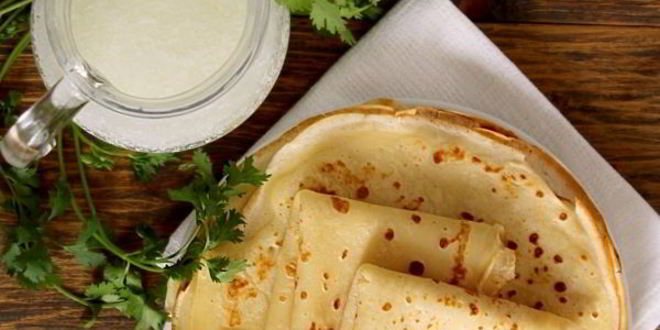 Рецепт тонких блинов на кислом молоке