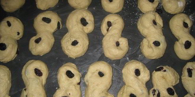 Рецепт булочек люсии