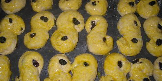 Рецепт булочек люсии