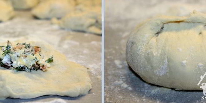 Рецепт булочек-маффинов с сырно-рыбной начинкой