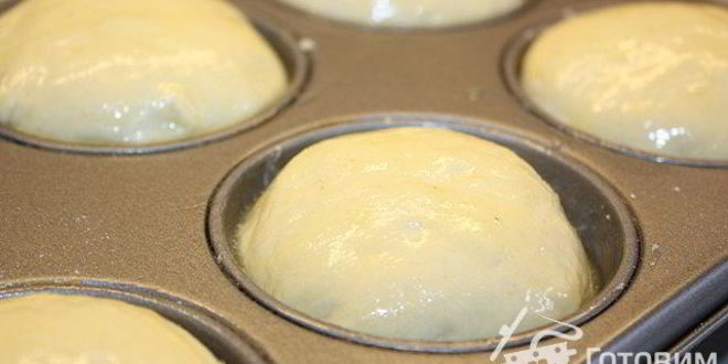 Рецепт булочек-маффинов с сырно-рыбной начинкой