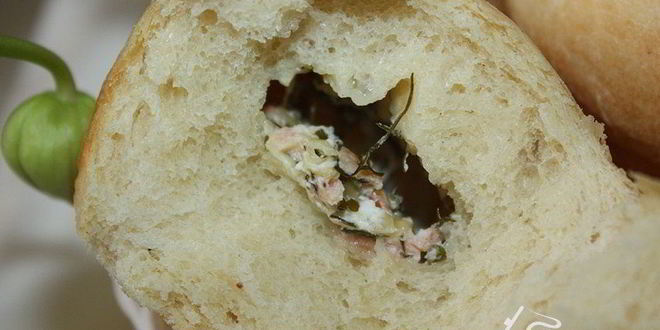 Рецепт булочек-маффинов с сырно-рыбной начинкой