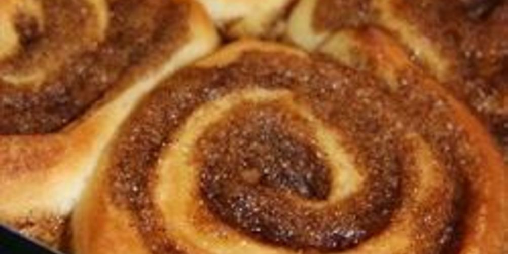 Как приготовить булочки с корицей за полтора часа