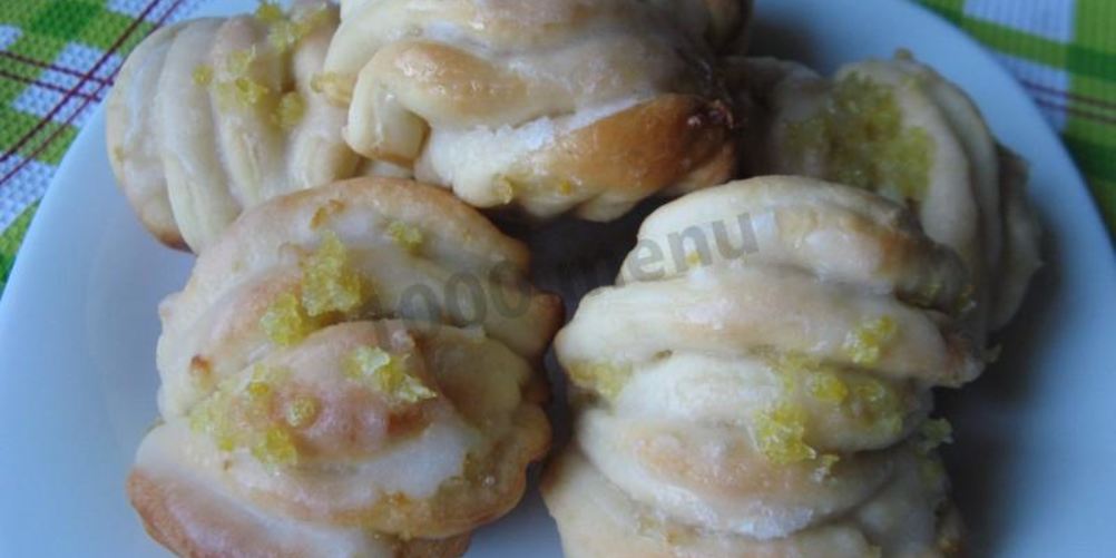Как приготовить булочки с лимоном и глазурью