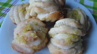 Рецепт Булочек с лимоном и глазурью