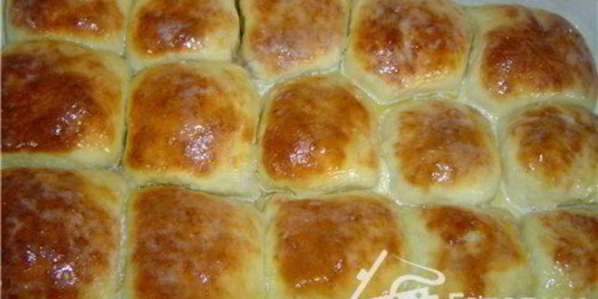Рецепт булочек с наполнителем, запеченные в сливках