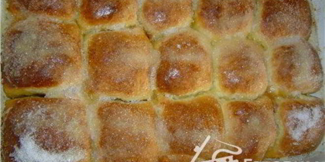 Рецепт булочек с наполнителем, запеченные в сливках