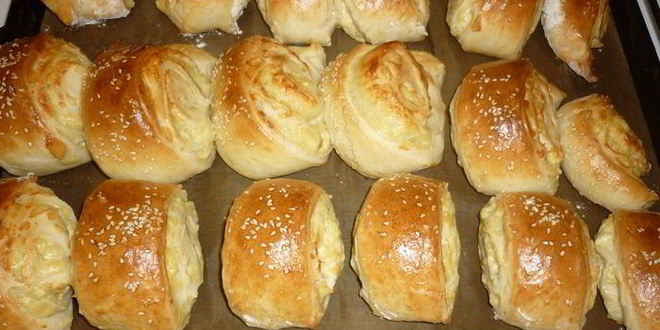 Рецепт булочек с сыром