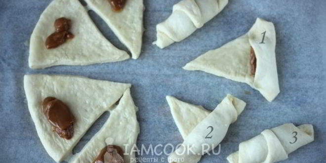 Рецепт круассанов из дрожжевого теста