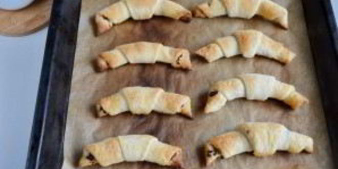 Рецепт круассанов с нутеллой