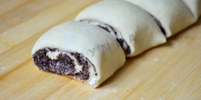 Рецепт плюшек с маком из дрожжевого теста