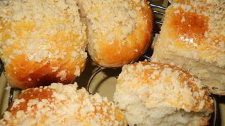 Рецепт Творожных булочек со штрейзелем