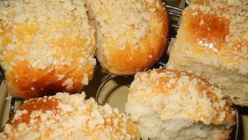 Рецепт Творожных булочек со штрейзелем