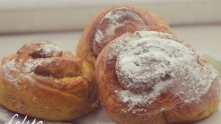 Рецепт Тыквенных булочек с миндалем и корицей