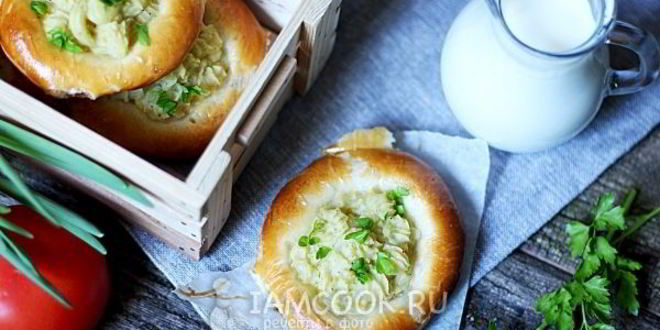 Рецепт ватрушек с картошкой