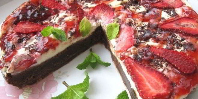 Рецепт чизкейка клубника с шоколадом