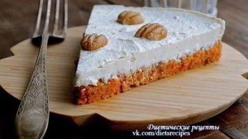Рецепт Чизкейка на морковной основе