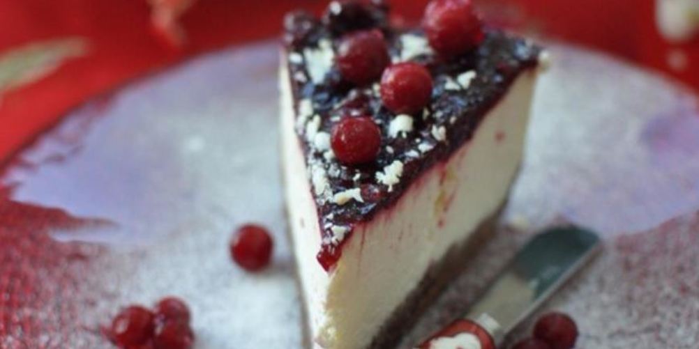 Как приготовить чизкейк с клюквенной заливкой