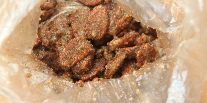 Рецепт чизкейка с корицей, яблоком и сахарным пеканом