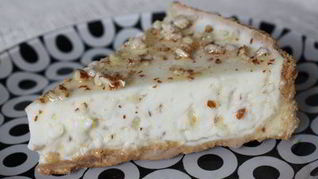 Рецепт Чизкейка с миндальным пралине