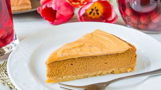 Рецепт Чизкейка с вареной сгущенкой