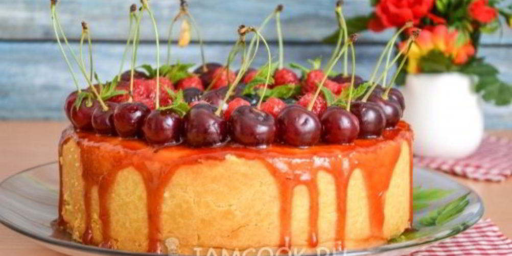 Как приготовить чизкейк с вишней