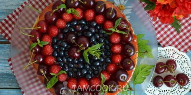 Рецепт чизкейка с вишней