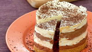 Рецепт Холодных полосатых чизкейков