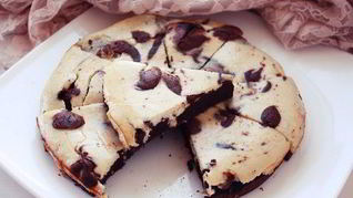 Рецепт Шоколадна-бананового брауни-чизкейк